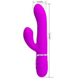 PRETTY LOVE VIBRADOR PUNTO G MULTIFUNCION FUCSIA 2