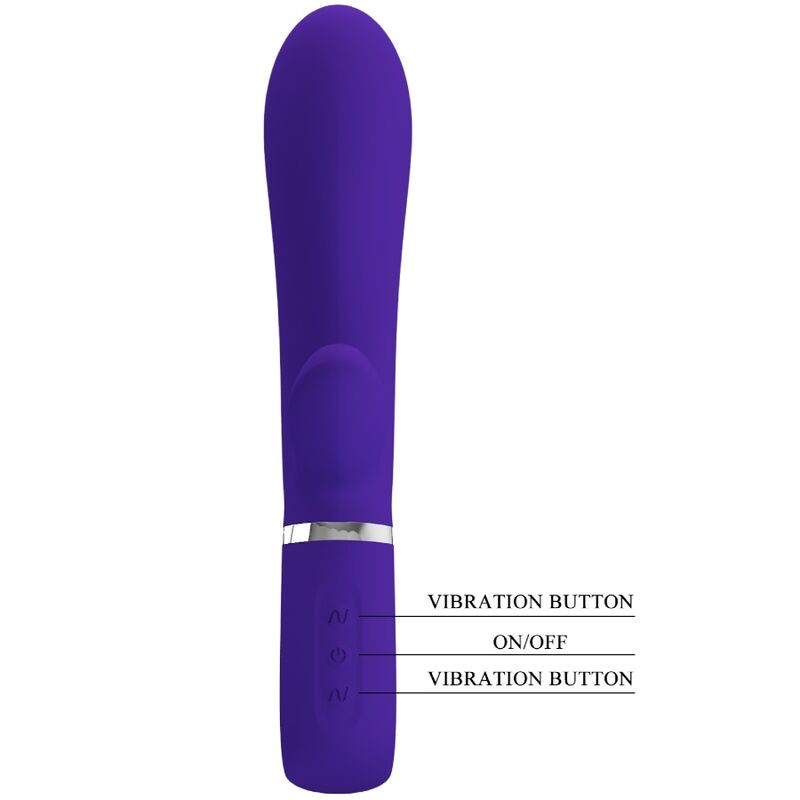 PRETTY LOVE THOMAS VIBRADOR PUNTO G MULTIFUNCION VIOLETA