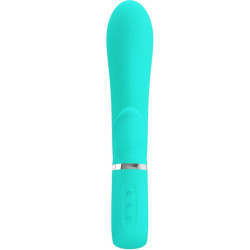 PRETTY LOVE THOMAS VIBRADOR PUNTO G MULTIFUNCION VERDE AGUA 2