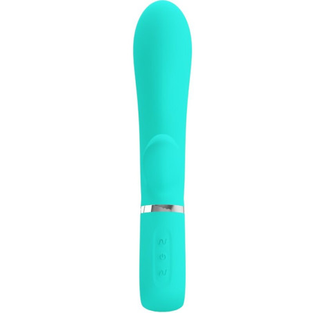 PRETTY LOVE THOMAS VIBRADOR PUNTO G MULTIFUNCION VERDE AGUA