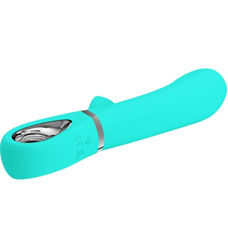 PRETTY LOVE THOMAS VIBRADOR PUNTO G MULTIFUNCION VERDE AGUA
