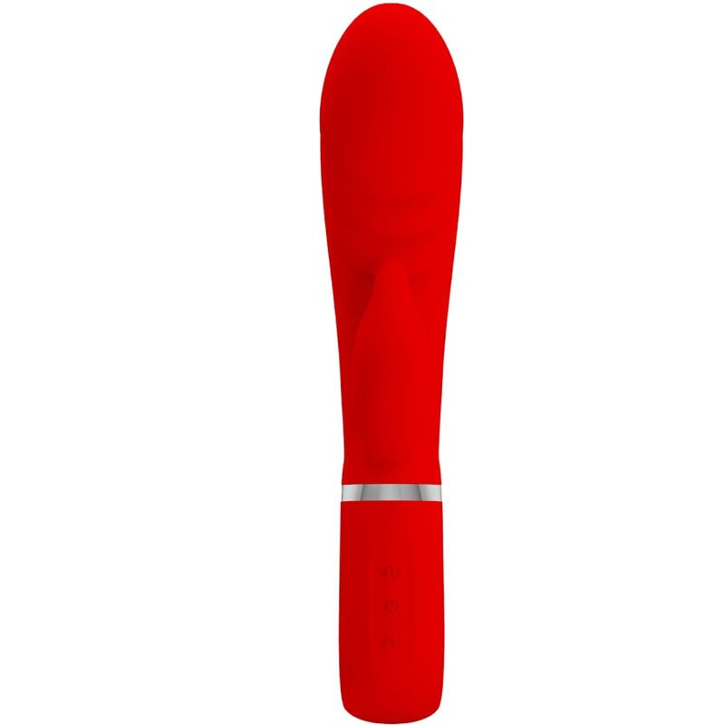 PRETTY LOVE PRESCOTT VIBRADOR PUNTO G MULTIFUNCION ROJO