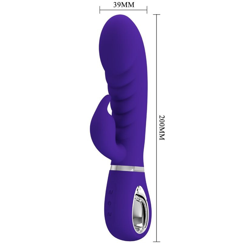 PRETTY LOVE PRESCOTT VIBRADOR PUNTO G MULTIFUNCION LILA