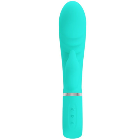 PRETTY LOVE PRESCOTT VIBRADOR PUNTO G MULTIFUNCION VERDE AGUA