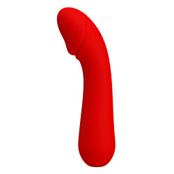 PRETTY LOVE CETUS VIBRADOR RECARGABLE ROJO 2