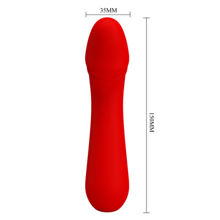 PRETTY LOVE CETUS VIBRADOR RECARGABLE ROJO