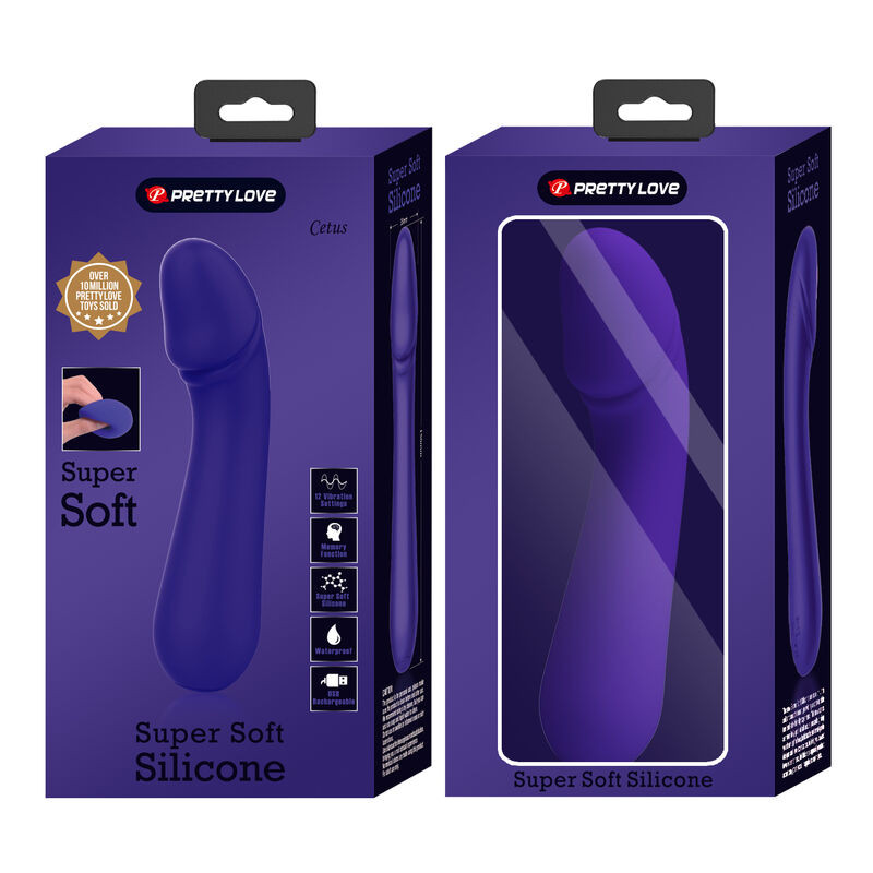 PRETTY LOVE CETUS VIBRADOR RECARGABLE LILA