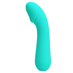 PRETTY LOVE CETUS VIBRADOR RECARGABLE VERDE AGUA 2