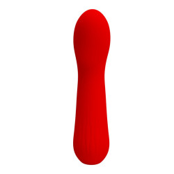 PRETTY LOVE FAUN VIBRADOR RECARGABLE ROJO 2