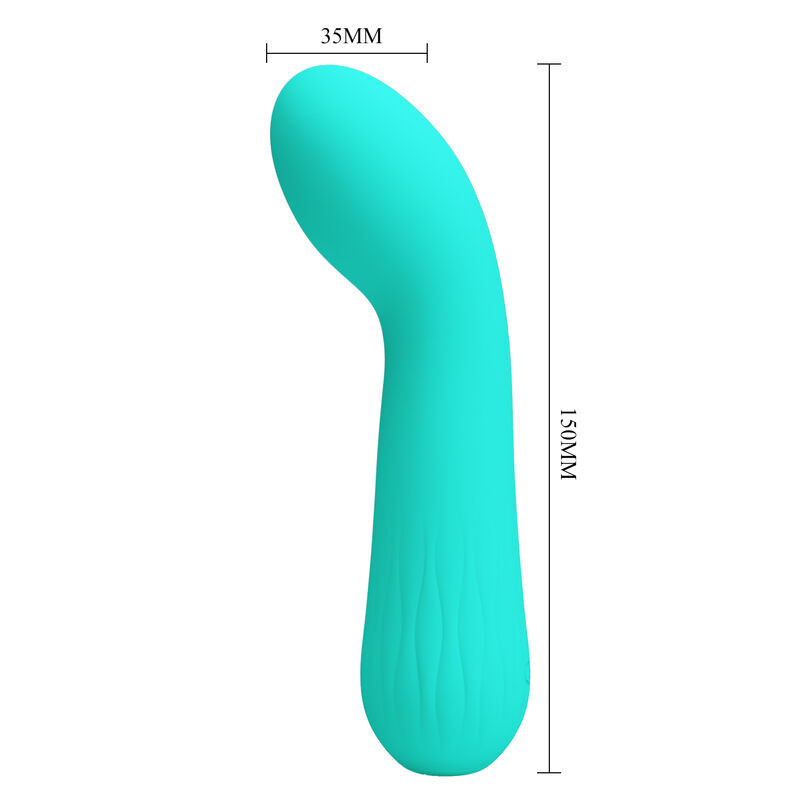 PRETTY LOVE FAUN VIBRADOR RECARGABLE VERDE AGUA