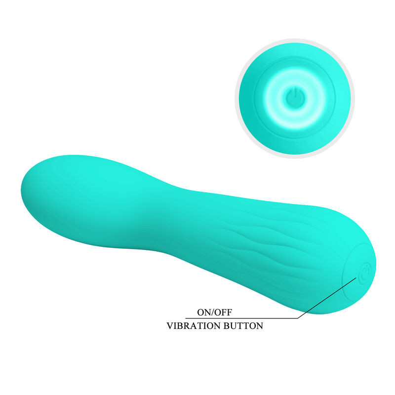 PRETTY LOVE FAUN VIBRADOR RECARGABLE VERDE AGUA