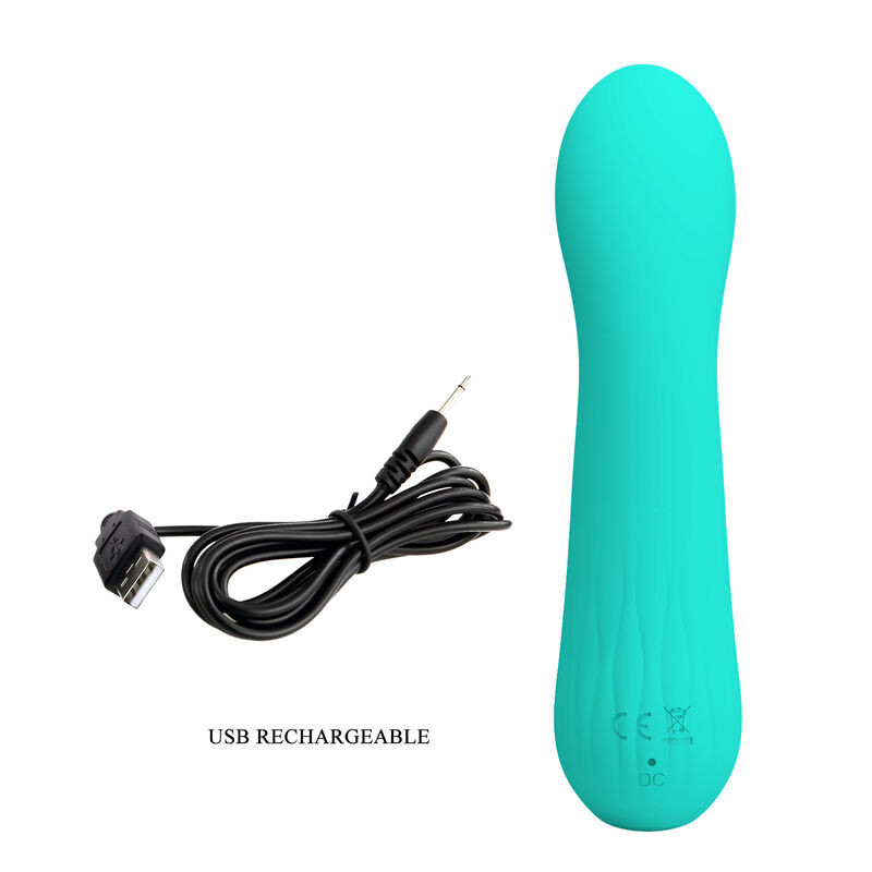 PRETTY LOVE FAUN VIBRADOR RECARGABLE VERDE AGUA
