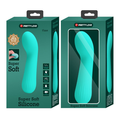 PRETTY LOVE FAUN VIBRADOR RECARGABLE VERDE AGUA
