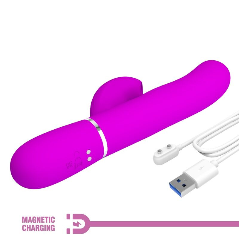 PRETTY LOVE PERLITA VIBRADOR PUNTO G 3 EN 1 MULTIFUNCION VIOETA