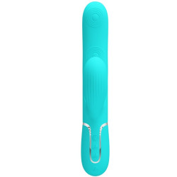 PRETTY LOVE PERLITA VIBRADOR PUNTO G 3 EN 1 MULTIFUNCION VERDE AGUA 2