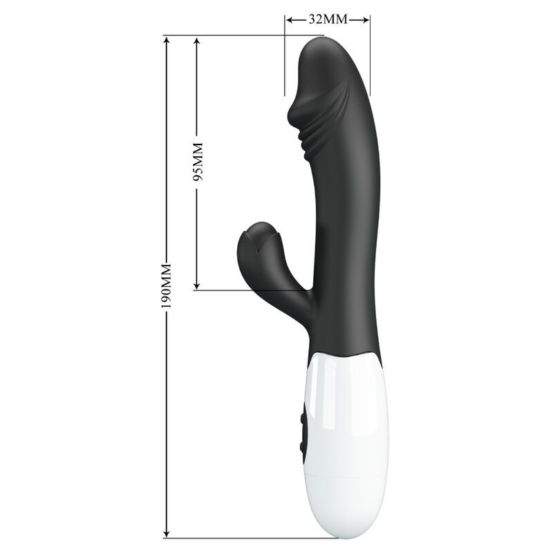 PRETTY LOVE SNAPPY VIBRADOR PUNTO G NEGRO