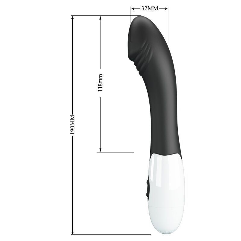 PRETTY LOVE ELEMENTAL VIBRADOR PUNTO G 30 MODOS NEGRO