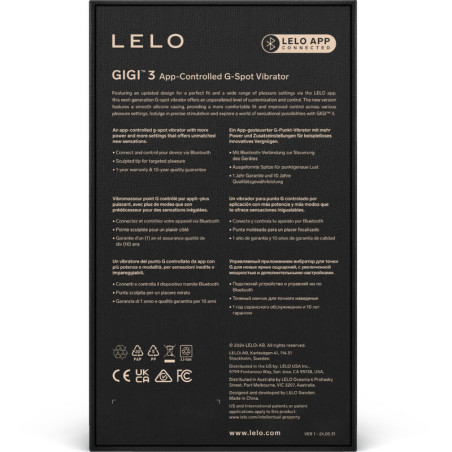 LELO GIGI 3 VIBRADOR PUNTO G ROSA