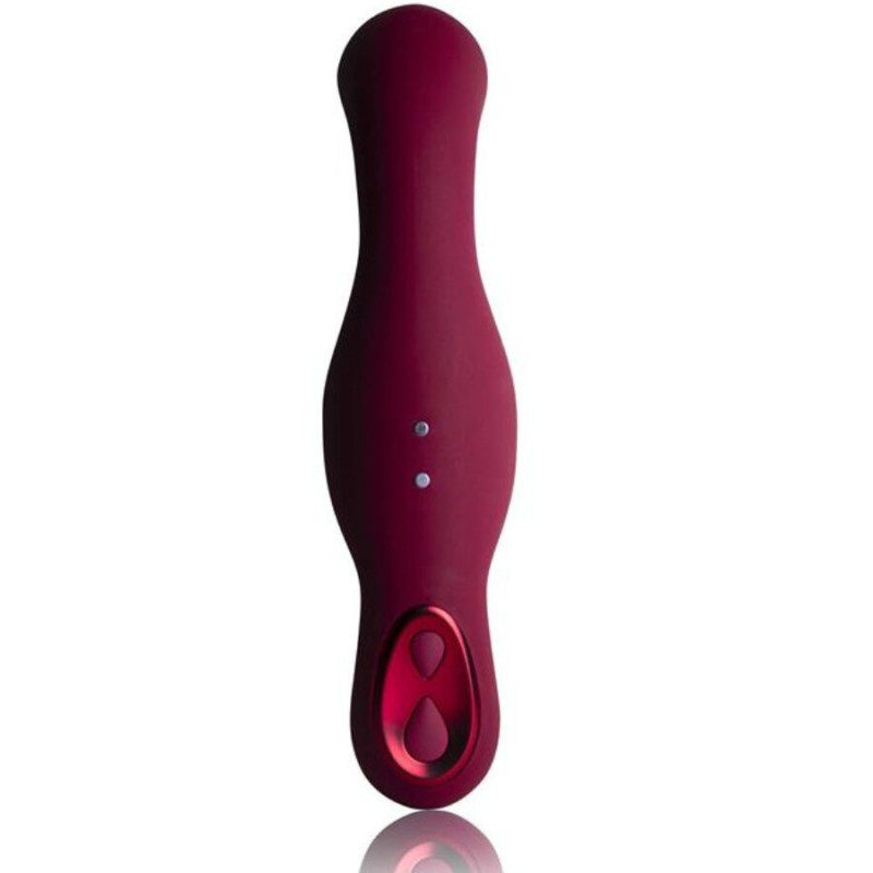 ROCKS OFF RUBY GLOW BLUSH VIBRADOR G SPOT ROJO