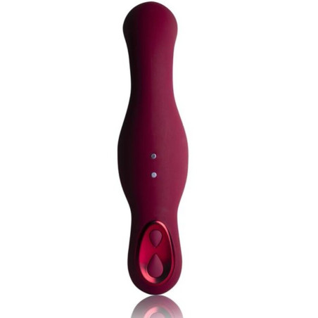 ROCKS OFF RUBY GLOW BLUSH VIBRADOR G SPOT ROJO