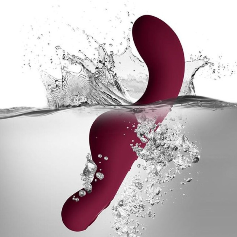 ROCKS OFF RUBY GLOW BLUSH VIBRADOR G SPOT ROJO
