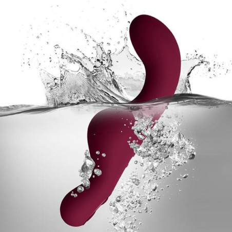 ROCKS OFF RUBY GLOW BLUSH VIBRADOR G SPOT ROJO