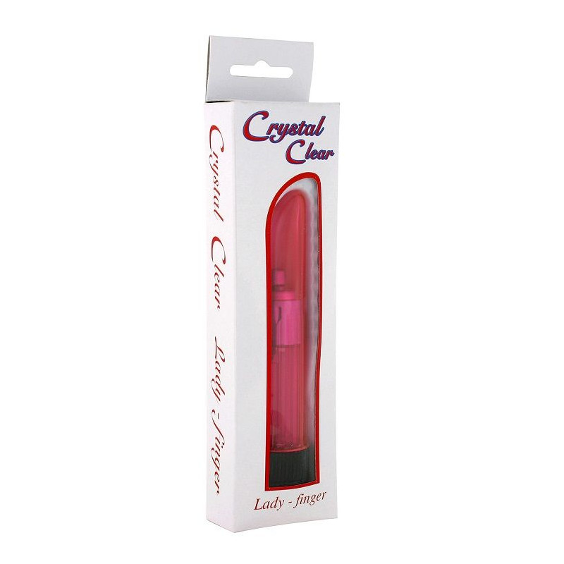 SEVEN CREATIONS CRYSTAL CLEAR VIBRATOR LADY ROSA