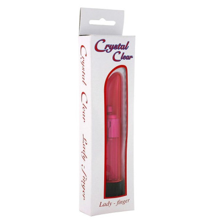 SEVEN CREATIONS CRYSTAL CLEAR VIBRATOR LADY ROSA