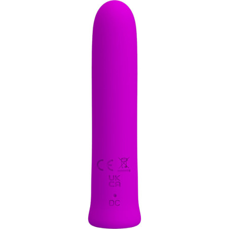 PRETTY LOVE CURTIS MINI VIBRADOR SUPER POWER 12 VIBRACIONES SILICONA VIOLETA
