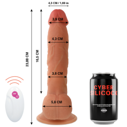 CYBER SILICOCK REALISTICO CONTROL REMOTO MASTER BEN 2388 CM O 43 CM 2