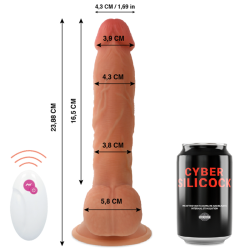 CYBER SILICOCK REALISTICO CONTROL REMOTO MR JOHN 2388 CM O 43 CM 2