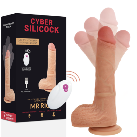 CYBER SILICOCK REALISTICO CONTROL REMOTO MR RICK 209 CM O 4 CM