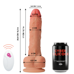 CYBER SILICOCK REALISTICO CONTROL REMOTO MR RICK 209 CM O 4 CM 2