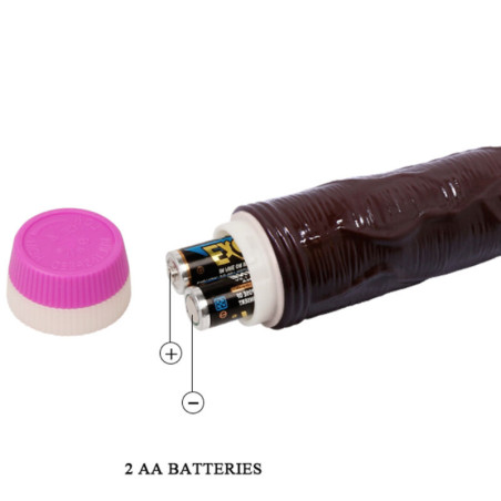 BAILE WAVES OF PLEASURE VIBRADOR 23 CM MARRON