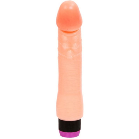 BAILE VIBRADOR REALISTICO FLEXIBLE NATURAL 24 CM