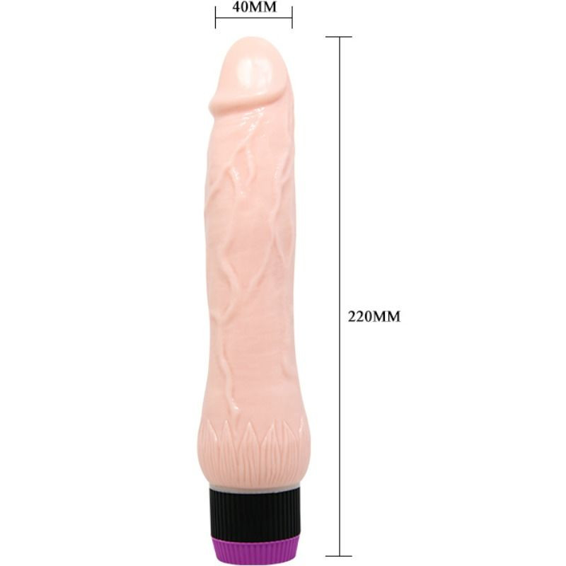 BAILE ADOUR CLUB VIBRADOR REALISTICO BASE ANCHA 22 CM