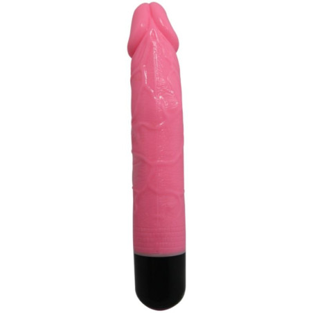 BAILE COLORFUL SEX VIBRADOR REALISTICO ROSA 23 CM