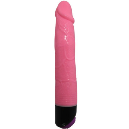BAILE COLORFUL SEX VIBRADOR REALISTICO ROSA 23 CM