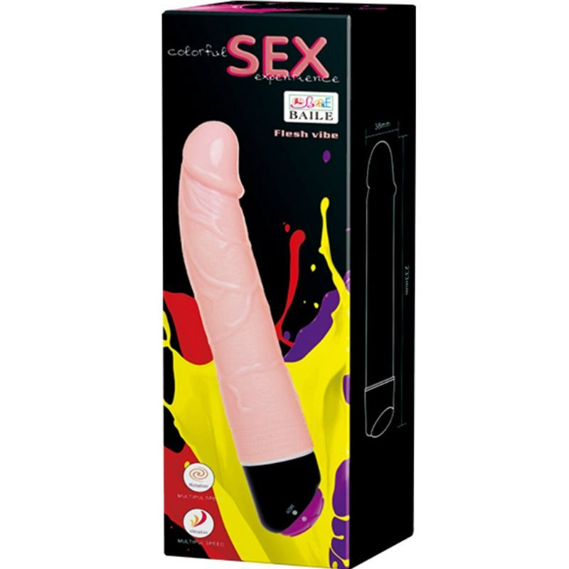 BAILE COLORFUL SEX VIBRACION Y ROTACION 24 CM
