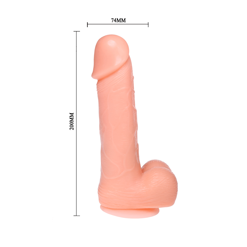 BAILE DONG DILDO REALISTICO VIBRACION Y ROTACION 20 CM