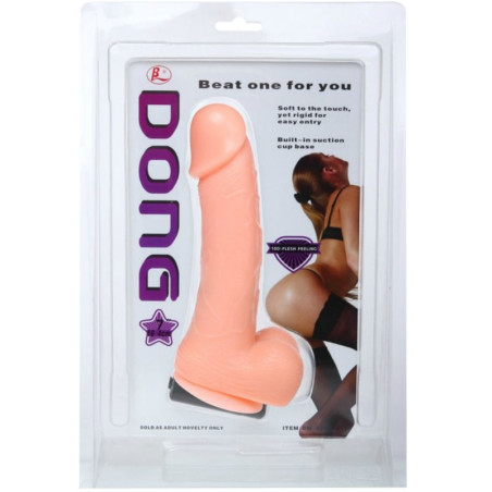 BAILE DONG DILDO REALISTICO VIBRACION Y ROTACION 20 CM