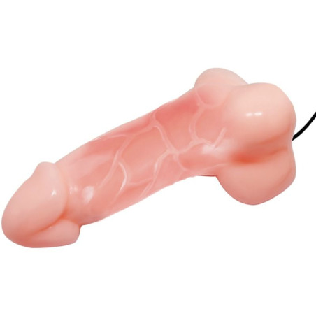 BAILE VIBRADOR REALISTICO BARBARA NATURAL 22 CM