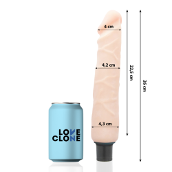 LOVECLONE JANSEN VIBRADOR REALISTICO SELF LUBRICATION 26 CM O 42 CM 2