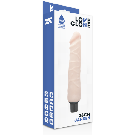 LOVECLONE JANSEN VIBRADOR REALISTICO SELF LUBRICATION 26 CM O 42 CM