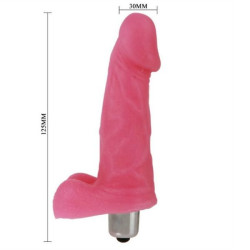 BAILE SLIK PLEASURE LOVE CLONE VIBRADOR NATURAL 2