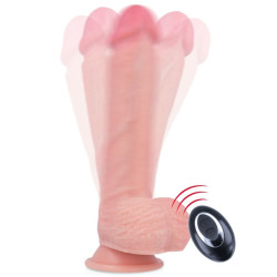 ROCKARMY APACHE VIBRADOR REALISTICO CONTROL REMOTO LIQUID SILICONE 205 CM O 462 CM 2