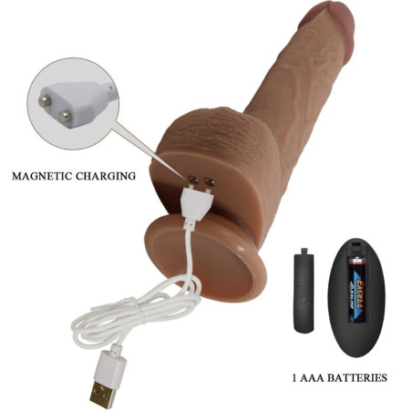 PRETTY LOVE TOMMY DILDO REALISTA VIBRADOR 225 CM