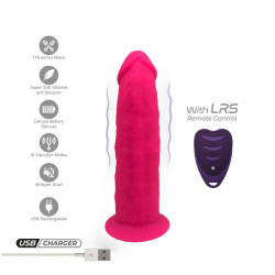 SILEXD PENE REALISTICO MODELO 2 ROSA CONTROL REMOTO LRS 17 CM 2