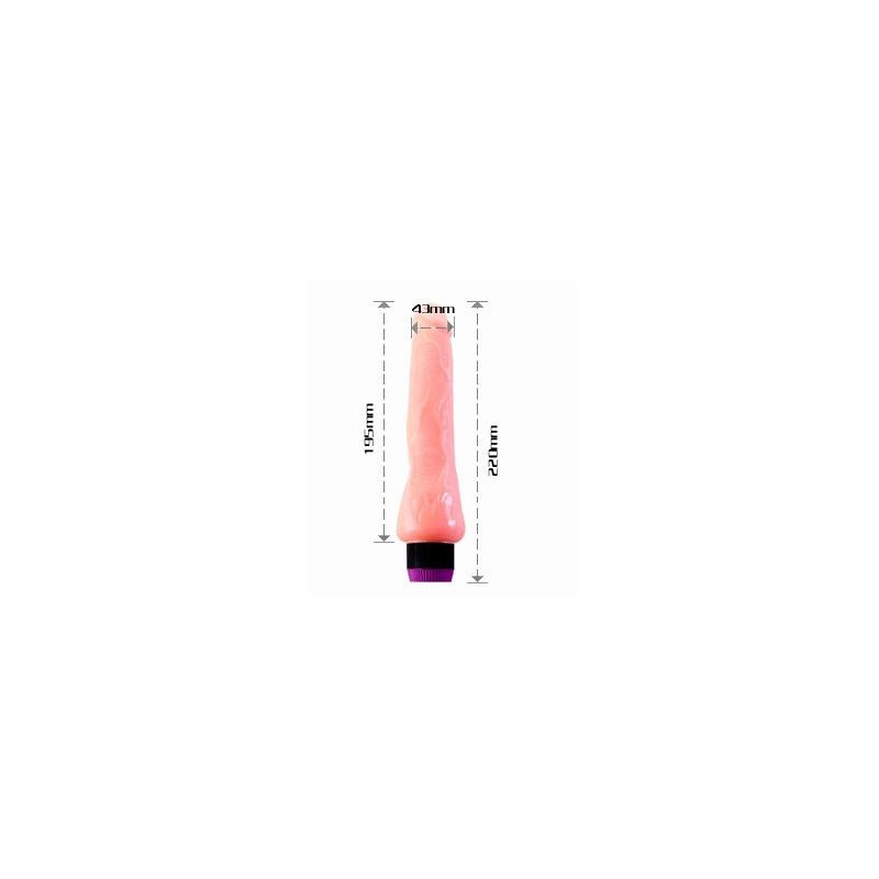 BAILE VIBRADOR REALISTICO 195 CM