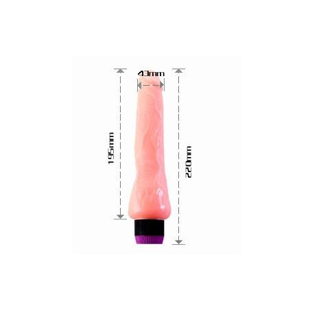 BAILE VIBRADOR REALISTICO 195 CM